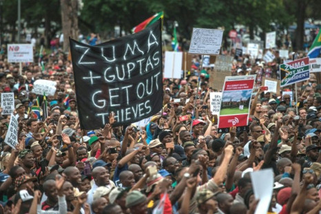 Corruption scandals linked to the Gupta brothers sparked mass protests, culminating in President Jacob Zuma's ouster in 2018