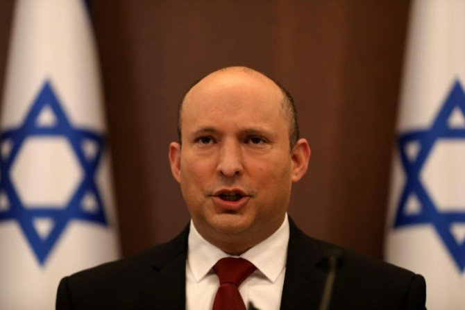 The government of Israeli Prime Minister Naftali Bennett (pictured December 19, 2021) has called for a halt to international efforts to revive the accord that saw Iran agree to limits on its nuclear activities in exchange for sanctions relief